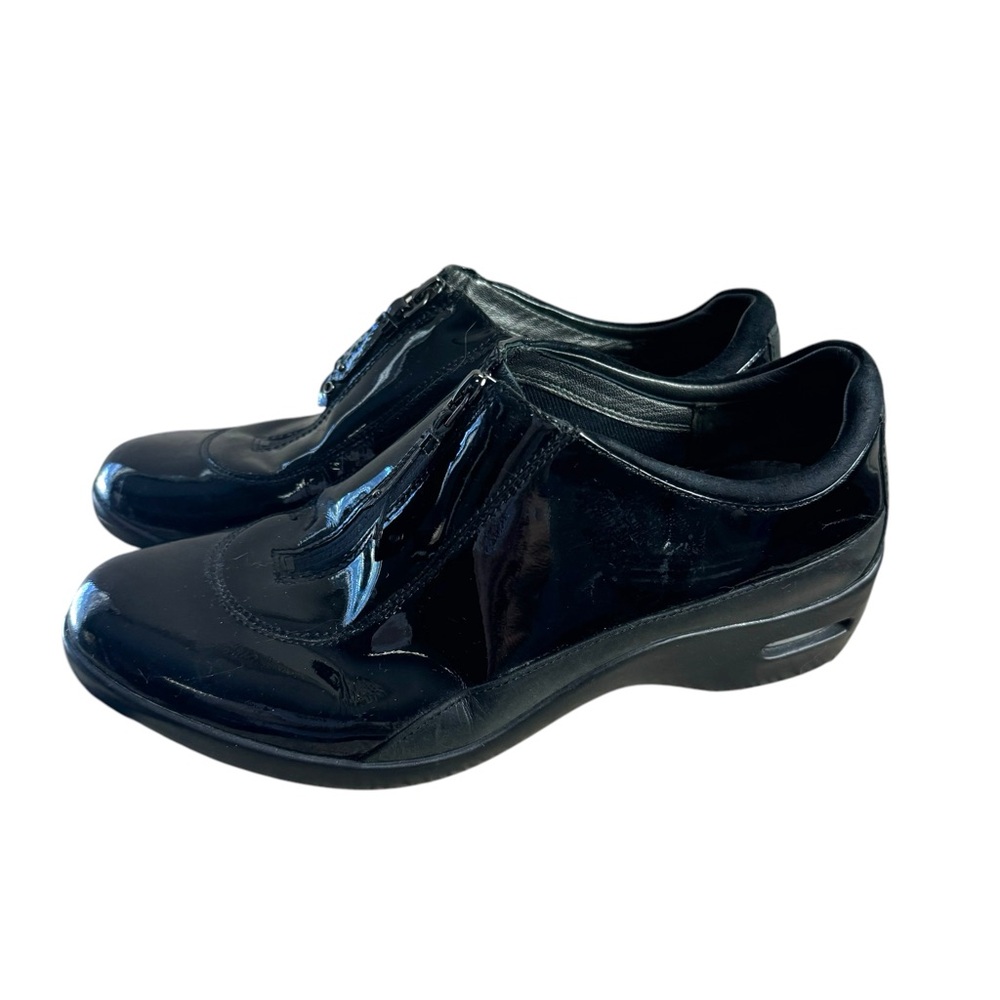 Cole Haan Nike Ari Luna Shoes Waterproof Black Patent Leather Size 9